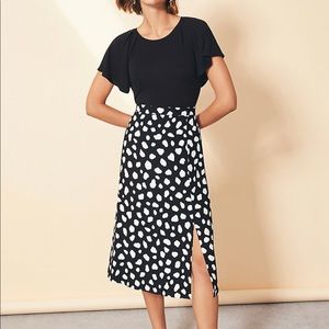 NWT Leopard Print Slip Skirt